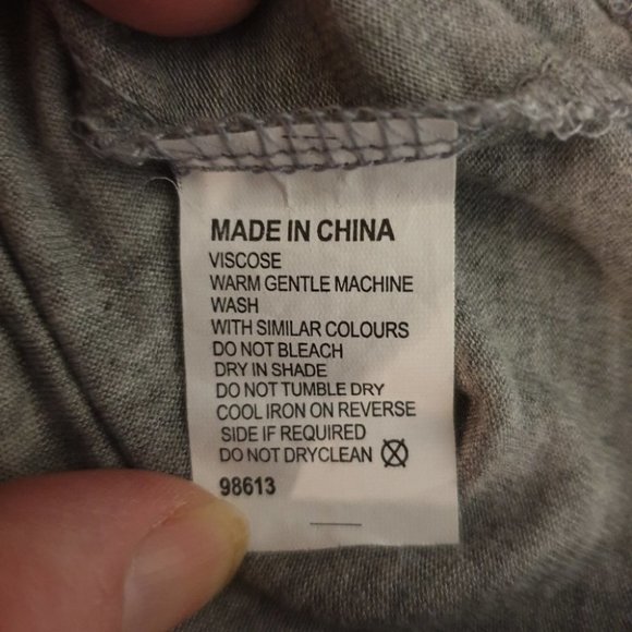 Now the weekend AU-14 Gray Sleeveless Singlet Top Tee Pre-owned - Picture 7 of 9